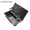 Multifunctional Nano Stainless Steel Kitchen Sink with Cover Plate, Thickened Single Basin Island Table Sink 88*51*22CM 5