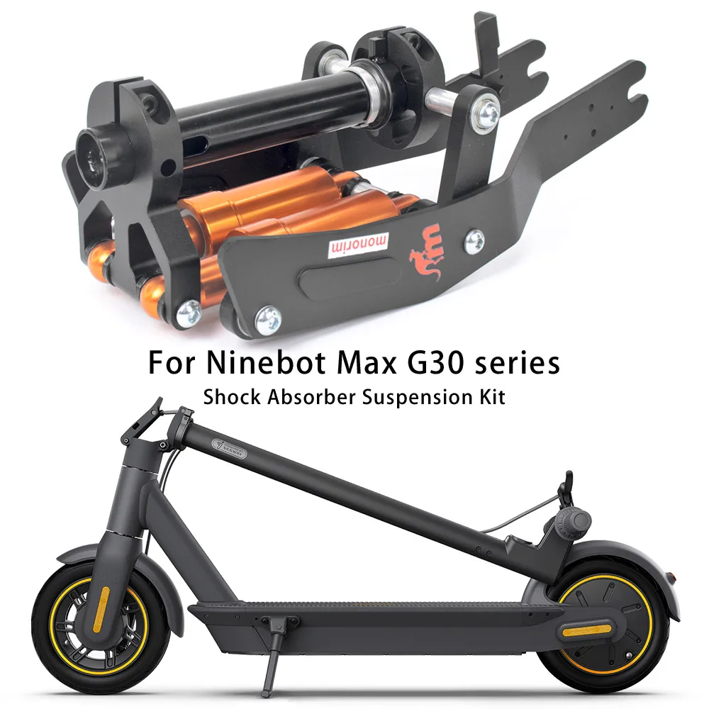 Kit Suspension Avant Monorim Pour Ninebot MAX G30 - Noir - ORIGINAL - Neuf (emballage Ouvert)