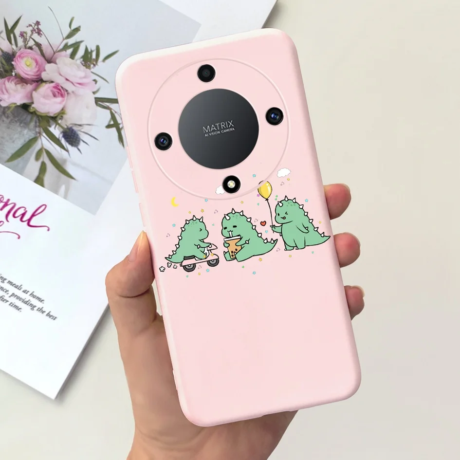 Lovely Cartoon Flower Slim Soft Silicone Phone Case Cover