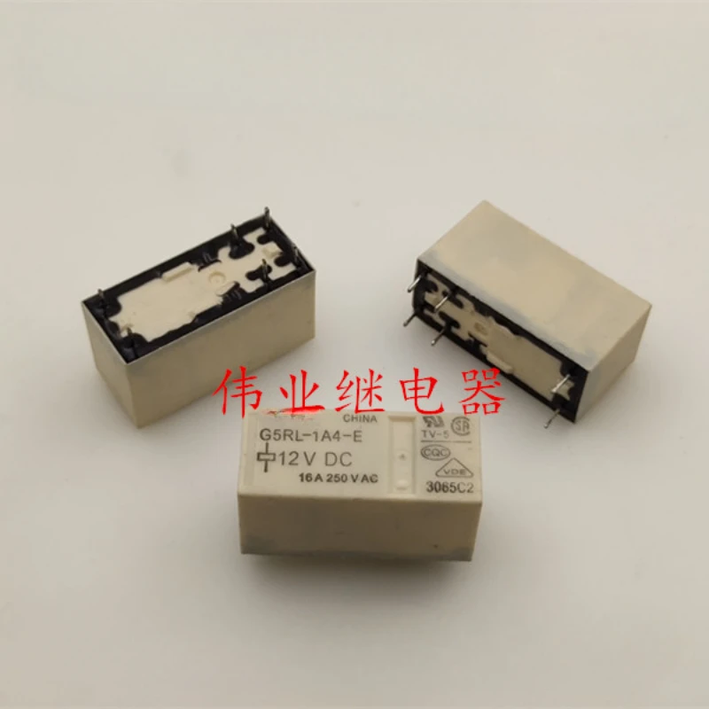 

（Brand-new）1pcs/lot 100% original genuine relay:G5RL-1A4-E 12VDC 16A 6pins