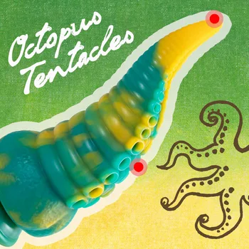 Silicone Octopus Tentacle Huge Monster Dildo Penis Anal Toys Suction Cup Animal Dildo Sex Toy for Women Adult Toys for Anal 3
