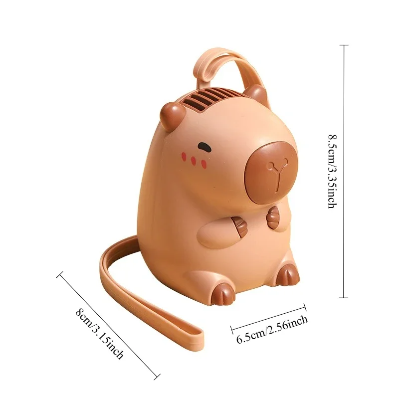 Portable Cartoon Mini Neck Fan for Kids and Women