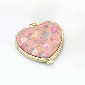 Floral Compact Pocket Mirror