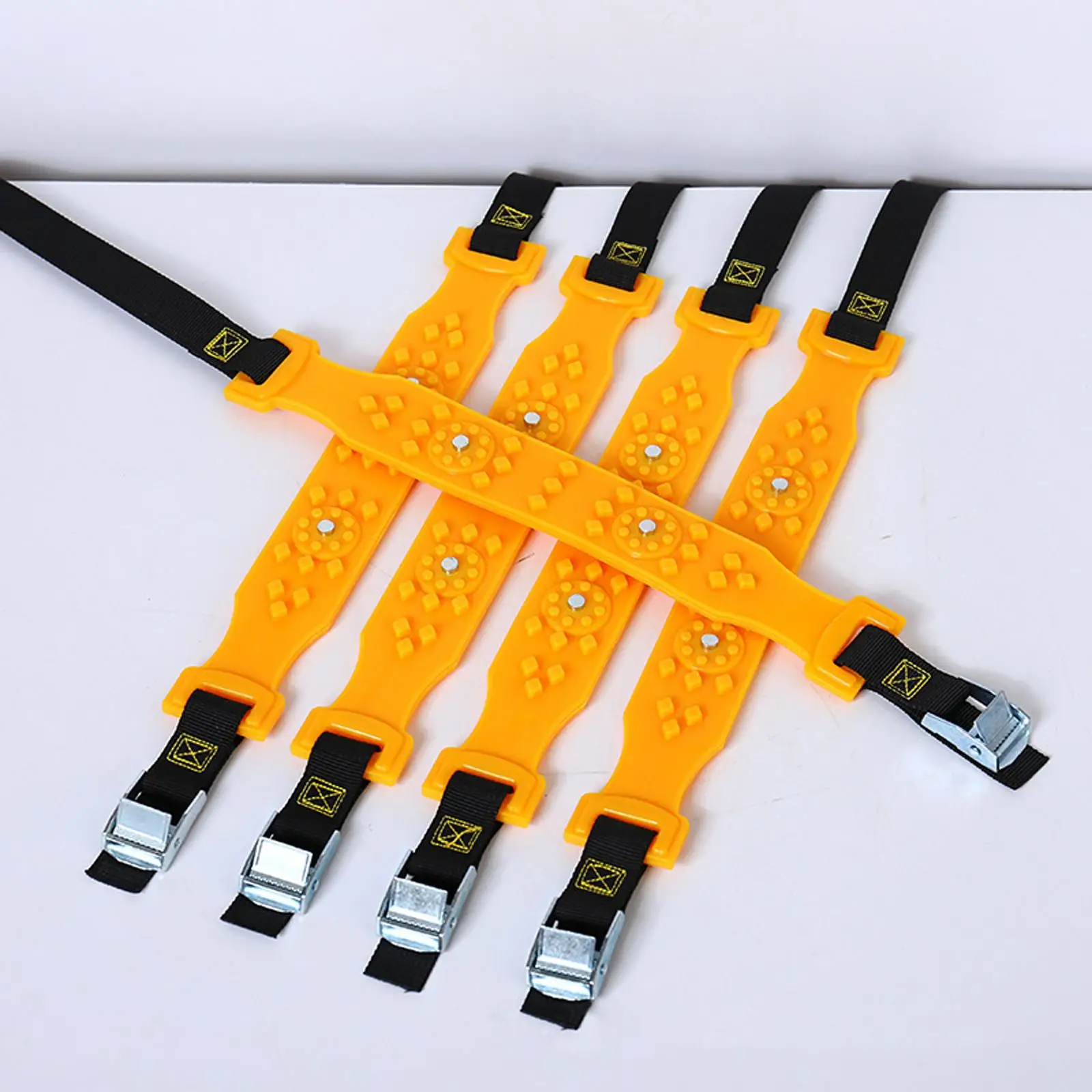 Snow Chain Car Chain Tire Tyre Anti Slip Traction Emergency Strap for SUV Automotive Vehicles Outdoor Sports