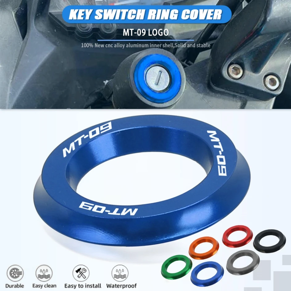 

Алюминиевое кольцо для выключателя зажигания MT 09 CNC для YAMAHA MT-09 MT09 2014 2015 2016 2017 2018 2019 аксессуары для мотоциклов