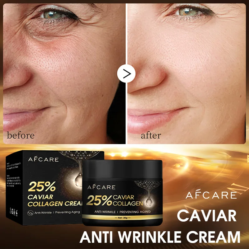 Caviar Collagen Cream Anti Wrinkle Face Cream Lifting Firming Skin Anti Aging Facial Skin Care Products Fade Fine Lines