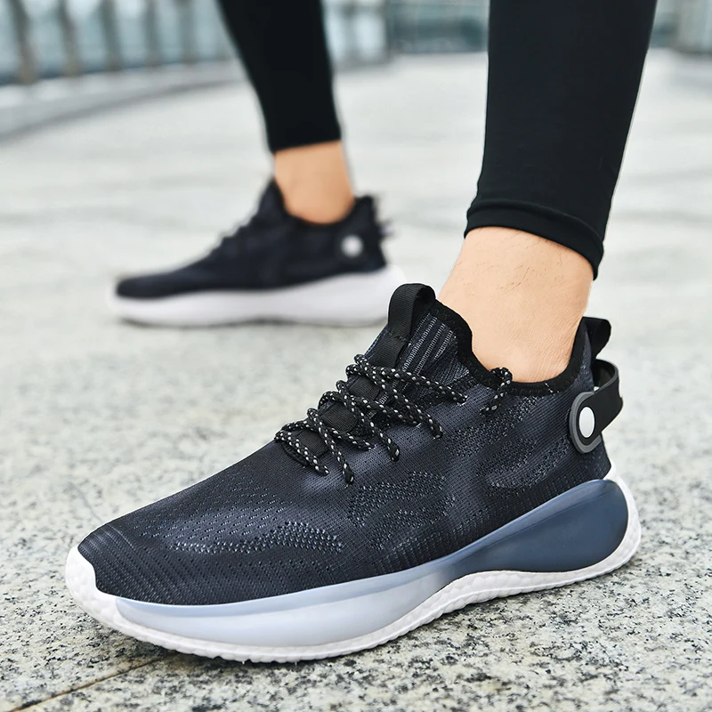 

Men's Shoes 2023 Summer Flying Woven Mesh Breathable Thin Section Casual All-match Shock-absorbing Running Sports Trendy Shoes