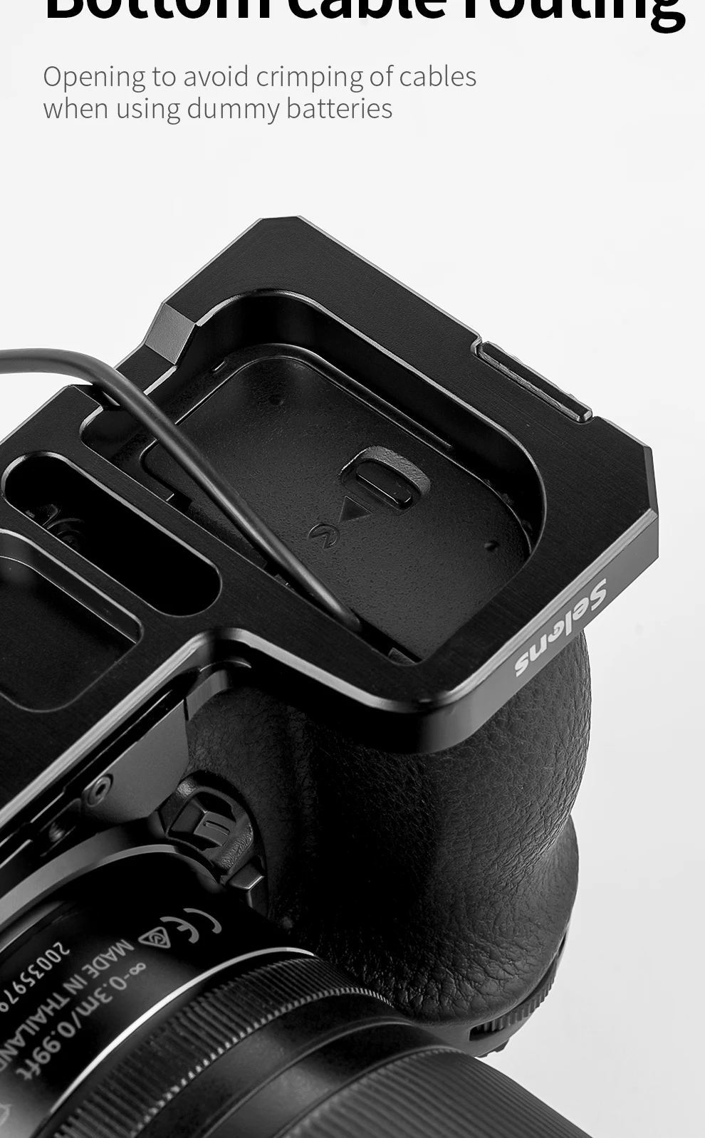 Camera Cage with Multiple Expansion Holes for Universal DSLR Nikon Z5/Z6/Z7/Z6 I