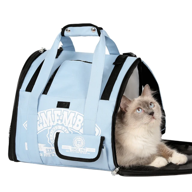 EDENPETZ 브랜드 고양이 개 배낭 캐리어 카시트 가방은 편안한 운송과 스타일리시한 디자인으로 애완동물과 함께 여행을 즐기고 싶은 사람들을 위한 제품입니다.