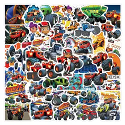 55PCS Monster Truck Blaze Stickers for Scrapbooking and DIY Projects (55pcs)