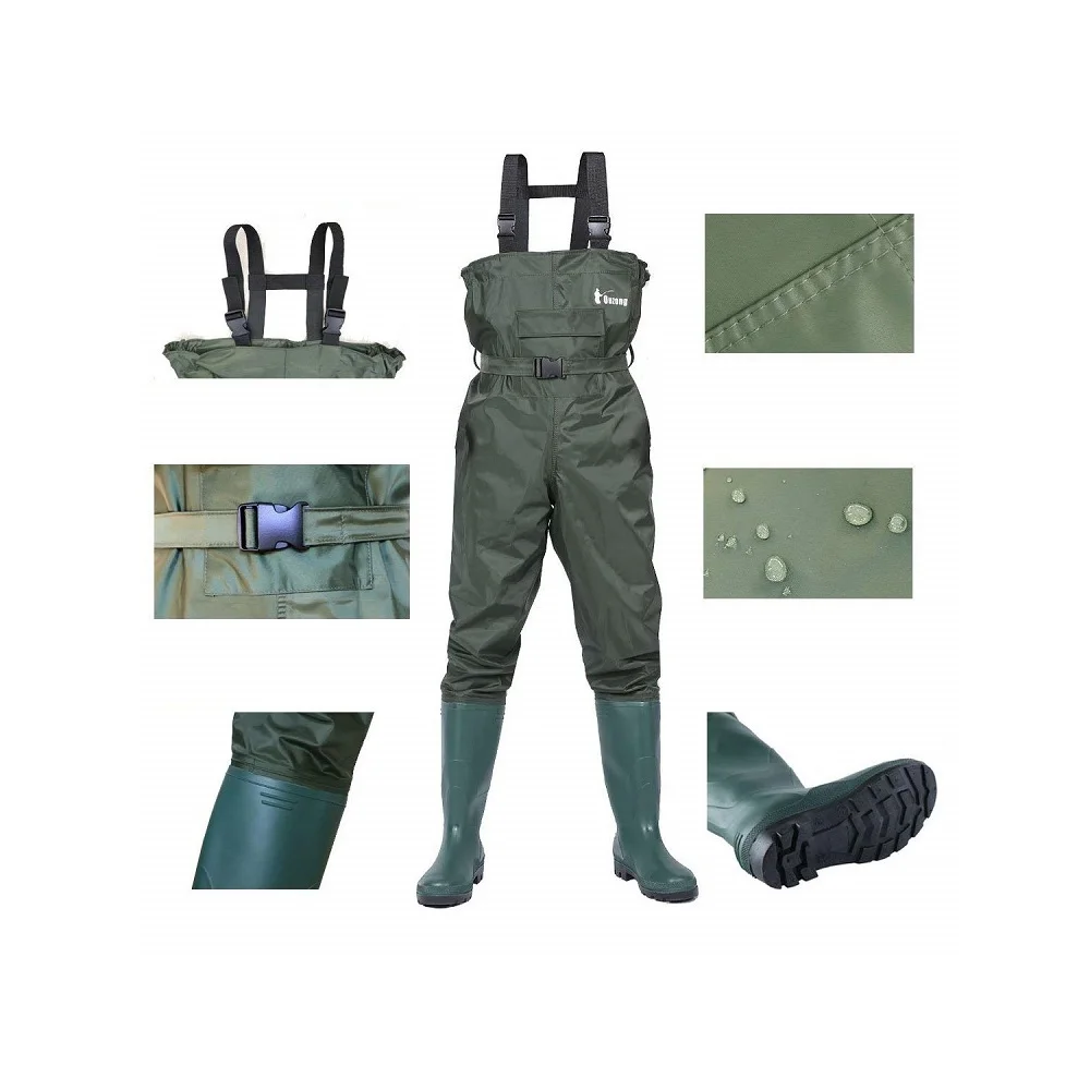 Fly Fishing Boots Chest Waders Shoes Waterproof Wader Breathable