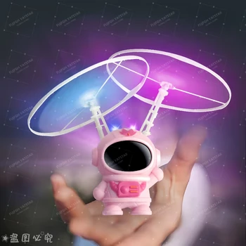 Levitating Luminous Flying Robot Astronaut Toy Aircraft Hand-Controlled Drone Interactive with Lights Outdoor Toys for Kids Gift 1 Levitating Luminous Flying Robot Astronaut Toy Aircraft Hand-Controlled Drone Interactive with Lights Outdoor Toys for Kids Gift 1