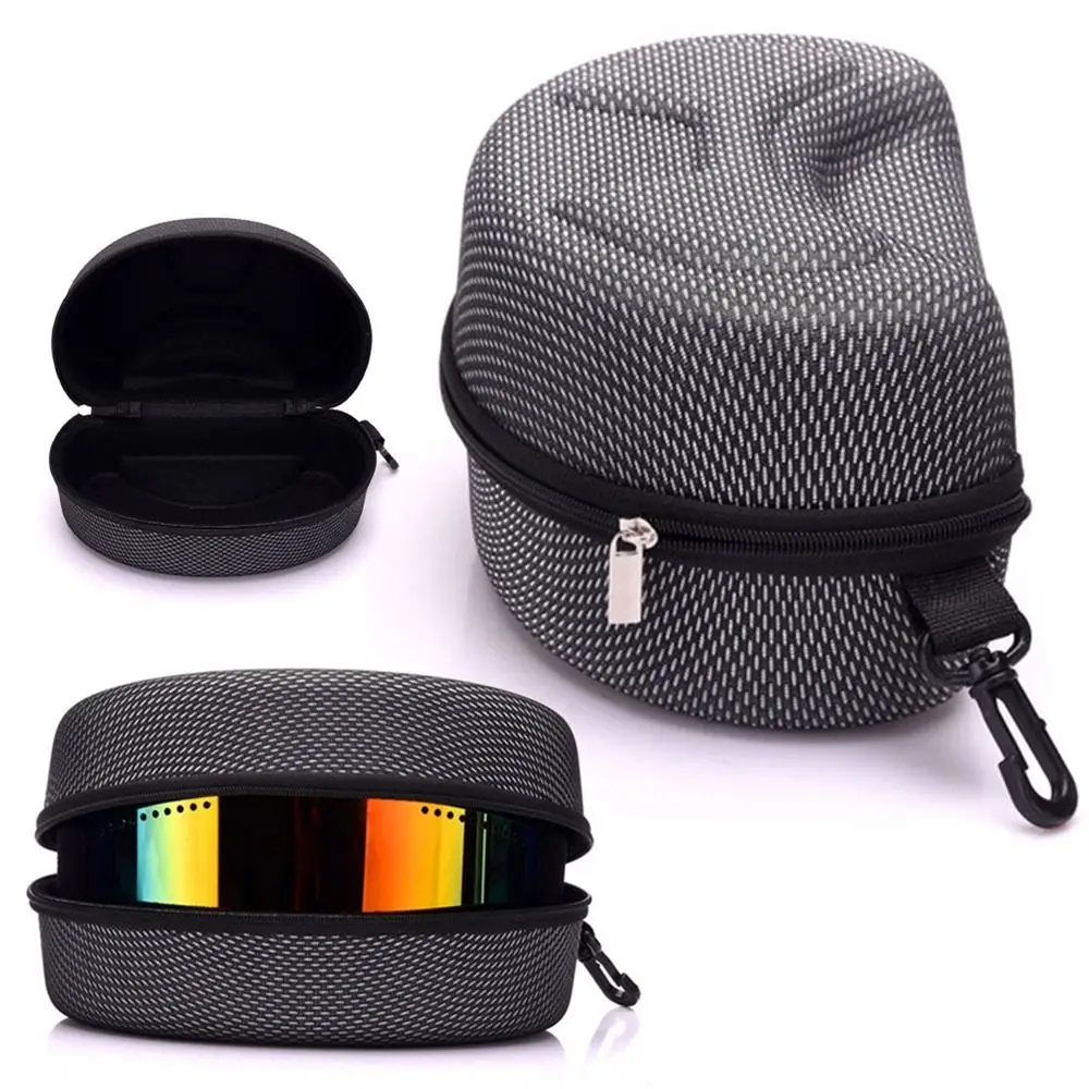 

Hard Box Black Zipper EVA Waterproof Sunglasses Carrying Case Ski Eyewear Case Skiing Goggles Box Snowboard Eyewear Case