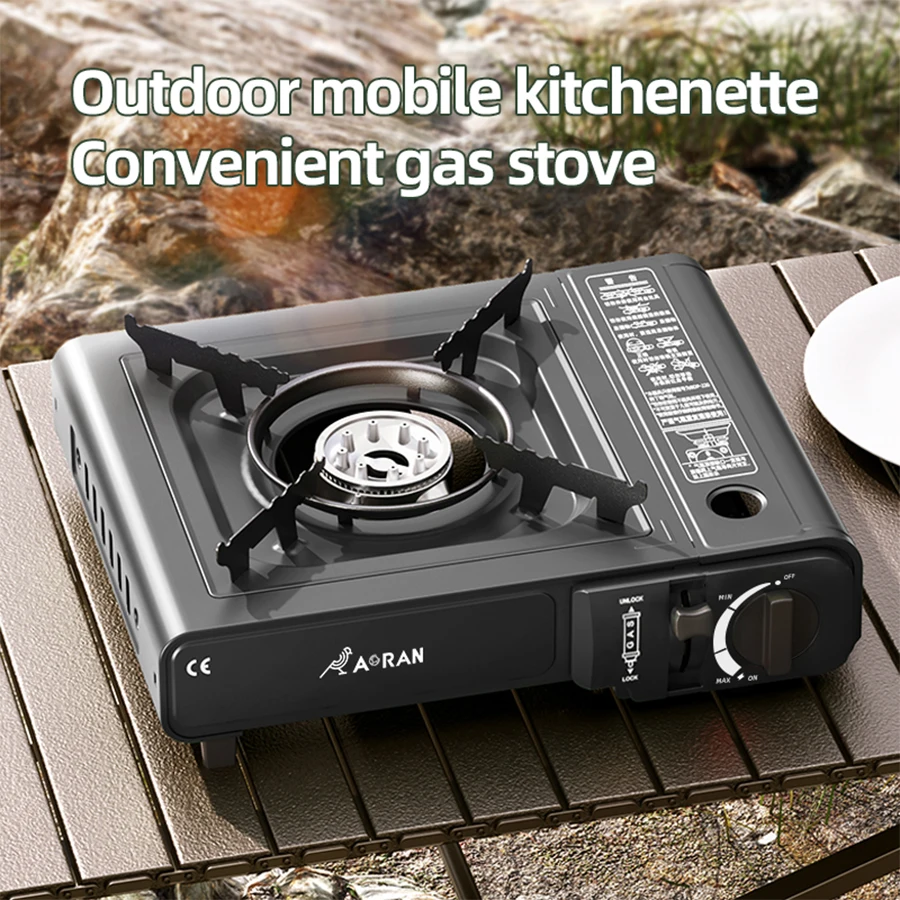 Card Stove, Household Outdoor Portable Card Stove, Gas Stove, Suitable For Camping, picnicking, Household Use 6 Card Stove, Household Outdoor Portable Card Stove, Gas Stove, Suitable For Camping, picnicking, Household Use 6