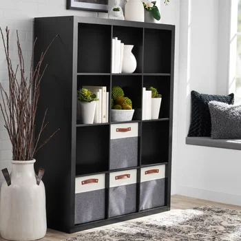 Organizers for Room 12-Cube Storage Organizer Desk Pencil Holder Free Shipping Home Organization and Storage Bookcase for Books 5