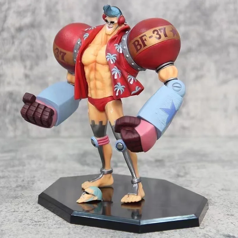 

Фигурка героя Аниме One Piece GK Franky файтинг Пираты CUTTY · FLAM 2 головки Фигурка Статуя Украшение кукла игрушки рождественские подарки