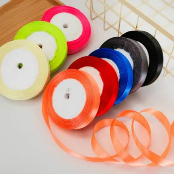 22meter/Roll 6mm 10mm 15mm 20mm 25mm 40mm 50mm Silk Satin Ribbons for ...