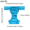 4PCS Adult Diapers with Insert Patients Elderly Washable Double opening Cloth Diaper Incontinence Solid Underwear Pants New 2