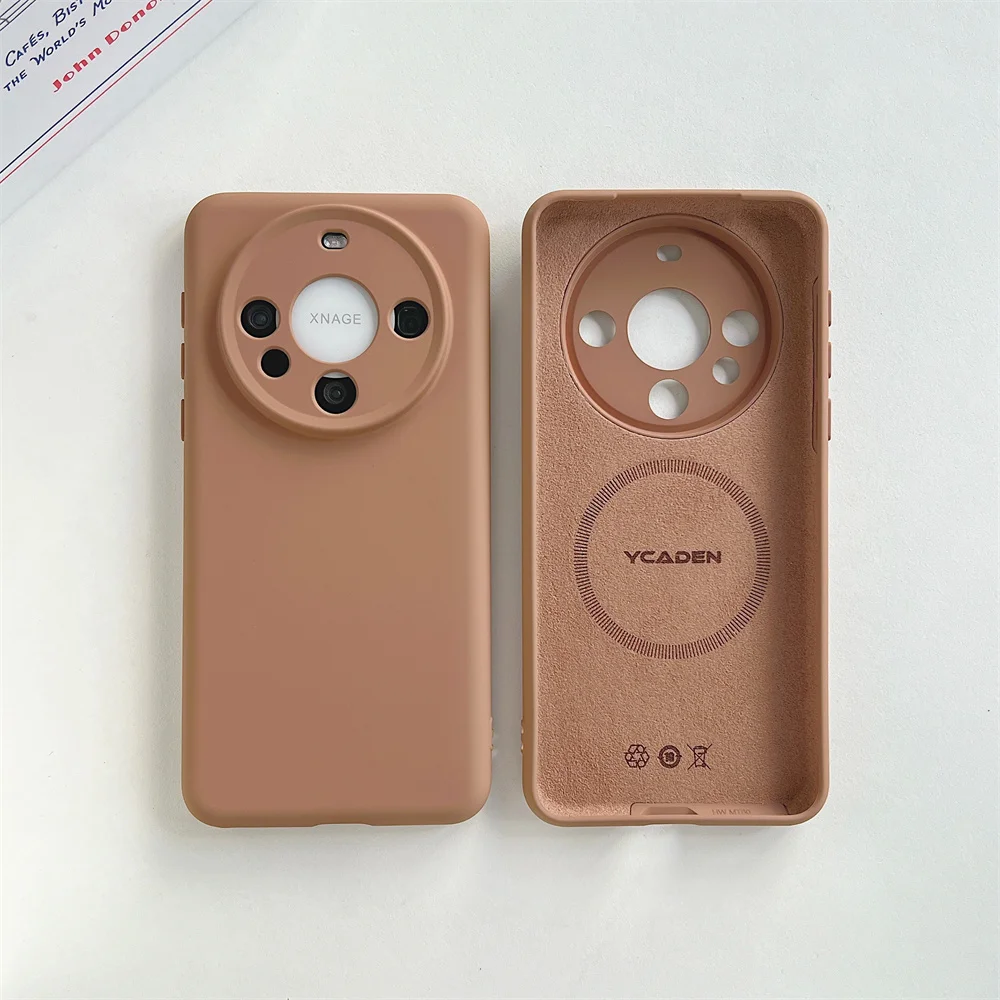 Luxury Liquid Silicone Magnetic Shockproof Case Cover