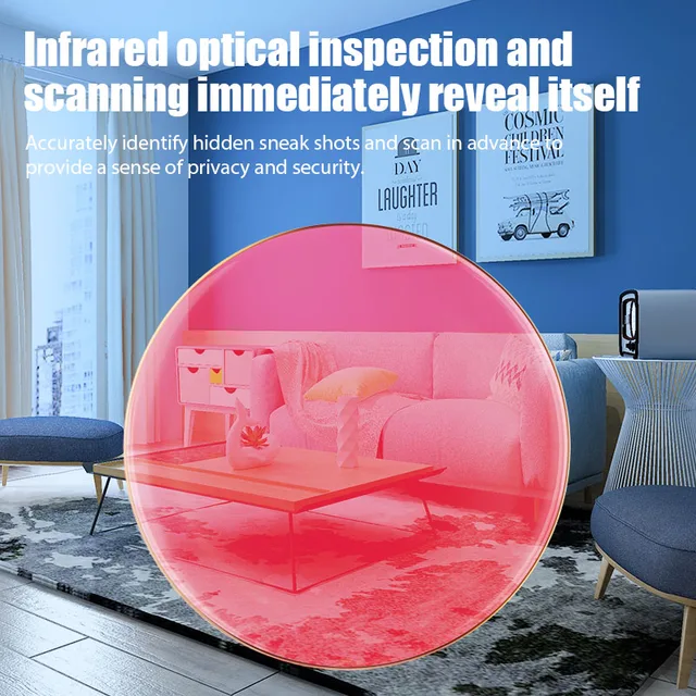 Wireless Anti Spy Detector Portable Infrared Camera Finder Security Protection Anti-Peeping Hidden Devices Camera Bug Detector 2