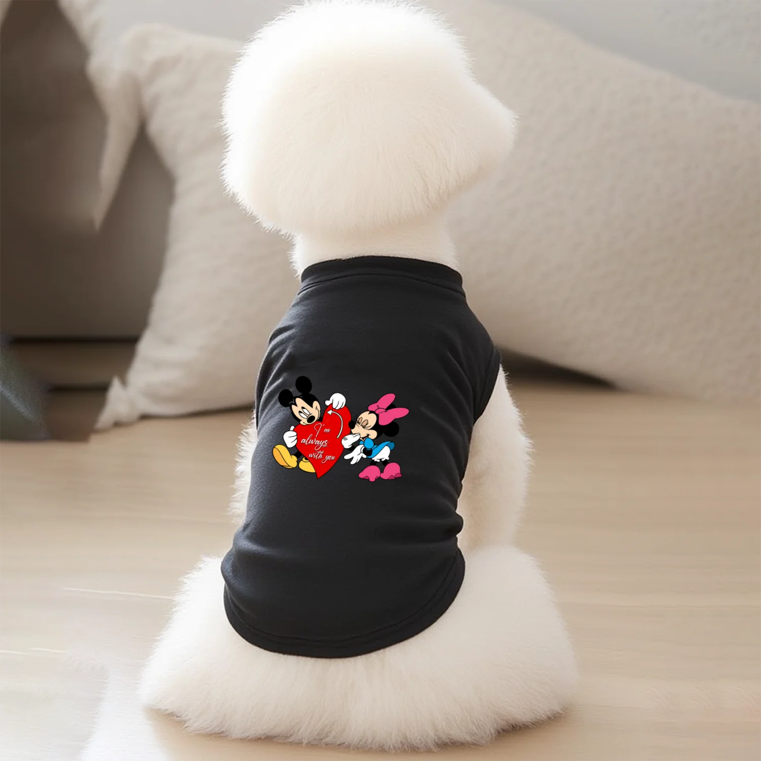T-shirt Chien Mickey & Minnie | Vêtement Adorable pour Animaux
