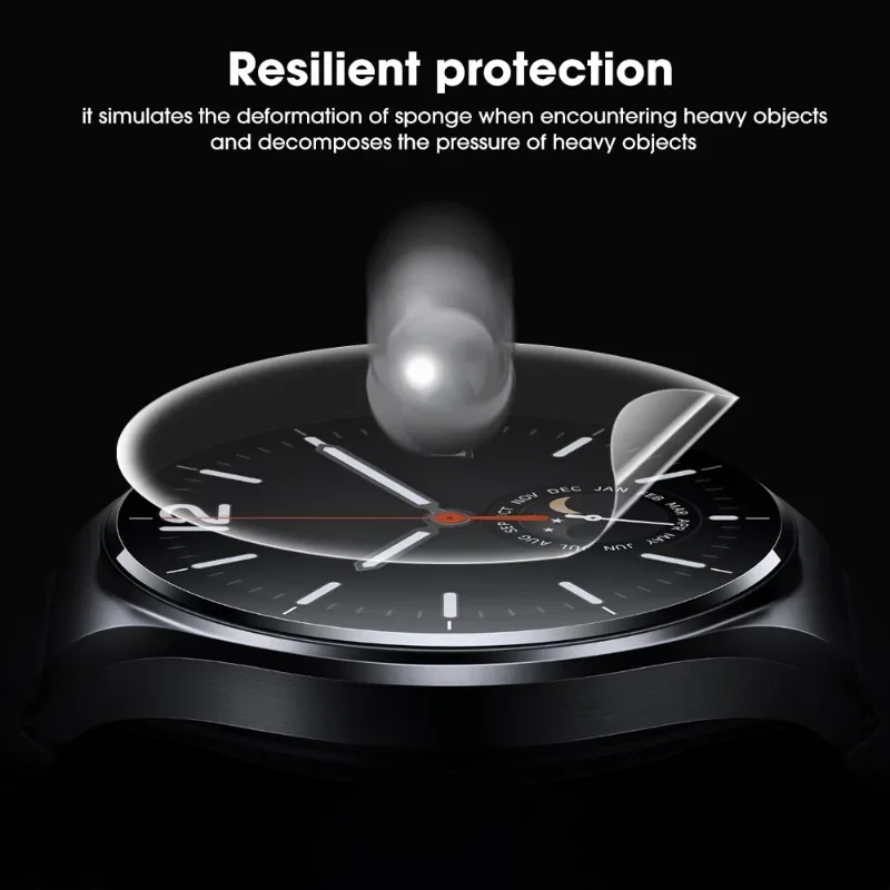 Hydrogel Anti-Scratch Protective Films for Smartwatch - 1 to 5 Pack