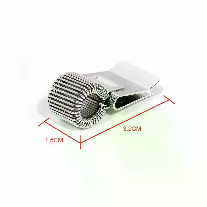 1/3/5Pcs 다기능 텔레스코픽 스프링 전기 도금 펜 클립 메모장 휴대용 스프링 펜 슬롯 고정 문구 액세서리