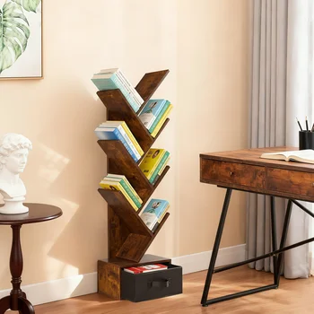 Tree Bookshelf with Drawer 1