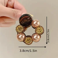 1pc Women’s Low-Profile Hairpin with High-Quality Water-Drop Embellishments, Simple, Curled Hair Accessories. 6