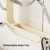 1Pcs Suction Cup Pot Lid Holder, Wall-Mounted Pot Lid Holder, Punch-Free Kitchen Storage Rack, Multi-Purpose Storage Rack, Cutting Board Rack, Multi-Layer Chopping Board Rack 4
