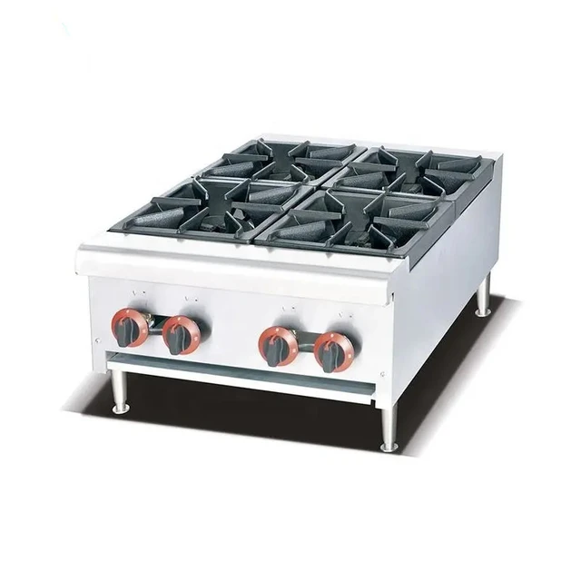 Commercial hotel restaurant 4 burner gas stove table top/4 burner cooking  stove stainless steel - AliExpress