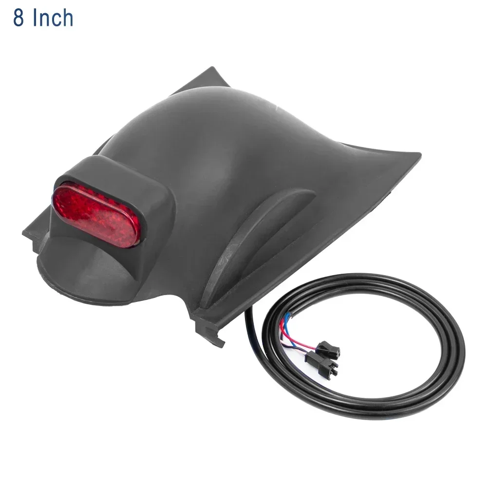 Vorder- und Hinterrad-Schutzblech mit LED-Bremslicht-Baugruppe für 8" 10" Elektroroller Anti-Spritz-Zubehör – Detail 16