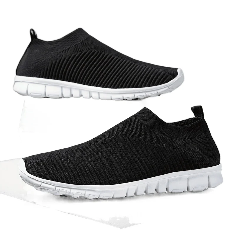 

Hot Sale New Ultralight Comfortable Casual Shoes Couple Unisex Men Women Sock Mouth Walking Sneakers Soft Summer Big Size 35-47