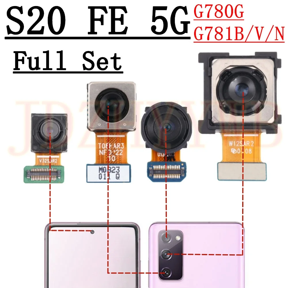 Enhanced Camera Module for Samsung Smartphones - High-Resolution Front and Rear Camera with Flex Cable