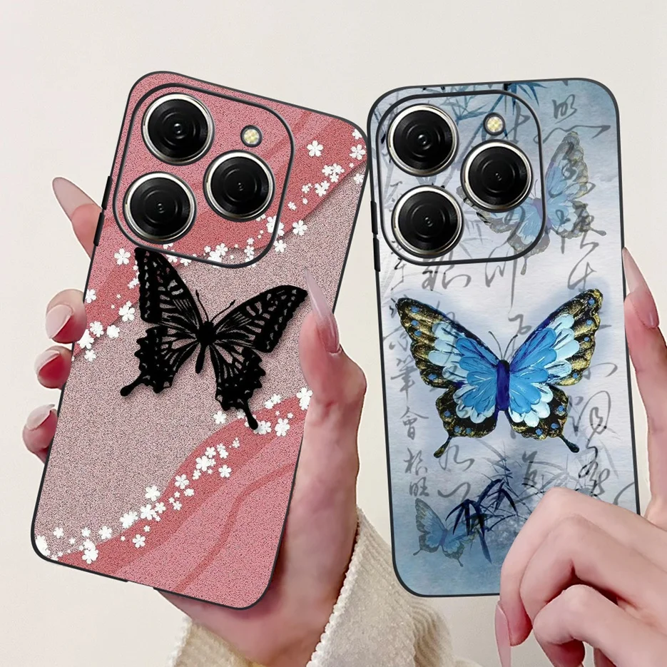 Stylish Painted Soft TPU Phone Case - For Tecno Spark 20 Series