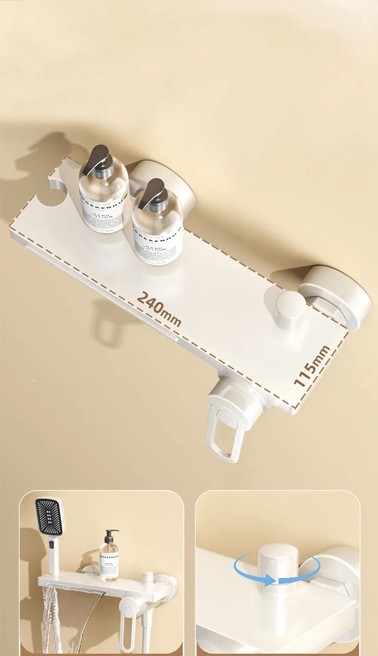 Luxury Brass Bathtub Waterfall Outlet and Handheld Shower Faucet Set