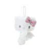 Sanrio Hello Kitty Cute Cartoon Angel and Demon Plush Toys Kawaii Backpack Pendant Keychain Accessories Girls Halloween Gifts 2