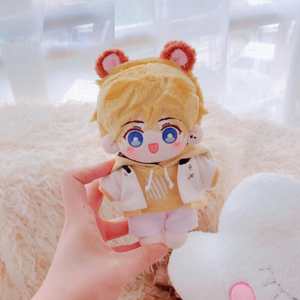 

Cute Mr Love Queen's Choice Kiro Zhou Qiluo Plush Doll Toy 15cm Dress Up Clothes Outfit Suit Cute Limited Plushie Cosplay Gift
