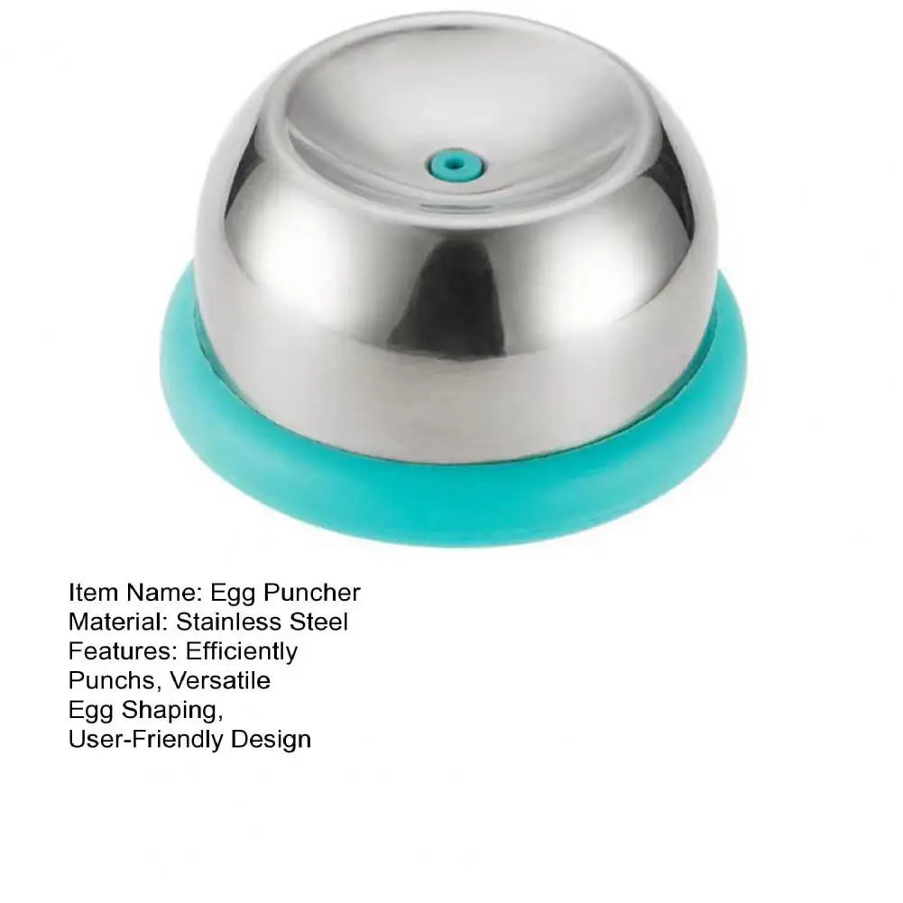 5.7*3cm Stainless Steel Egg Puncher For Boiled Egg Hole Poker Peeler Shell Remover Tool Peel Eggs Piercer Hard Boiled Egg Peeler