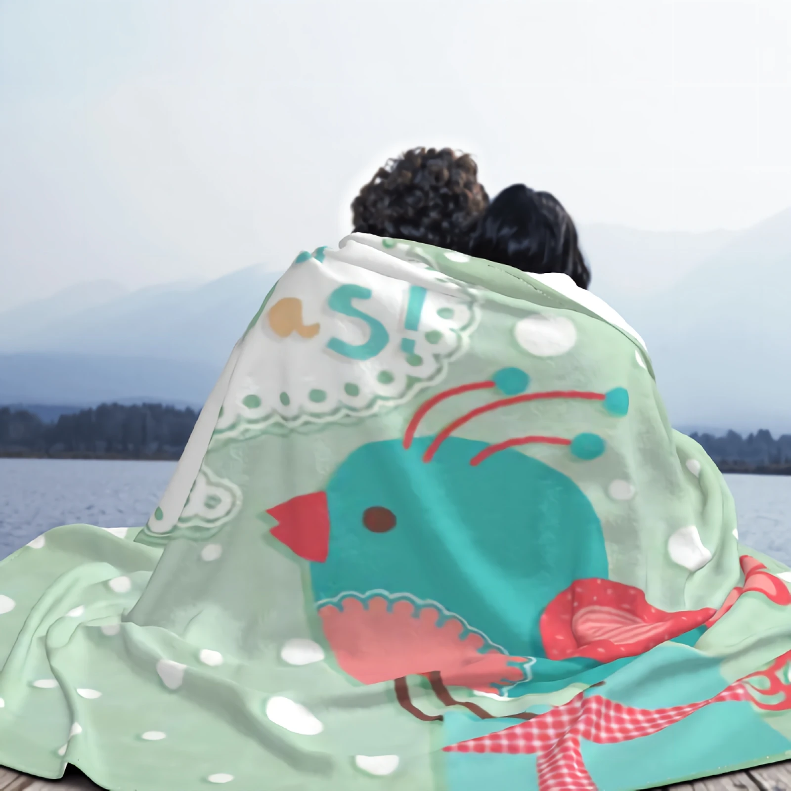 ���Ŀ� ����ִ� ũ�������� ���� ���, ���� ����Ʈ, �ƴ��� �÷���, ����ũ�� ȭ�̹�, ǫ���� ���, ������ ������ ħ�� ���, 80 ��ġ x 60 ��ġ