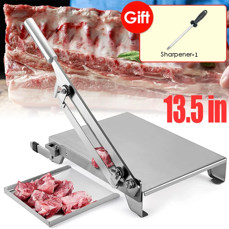 13.5 inches Bone Cutter Machine for Home Use Household Slicer Food