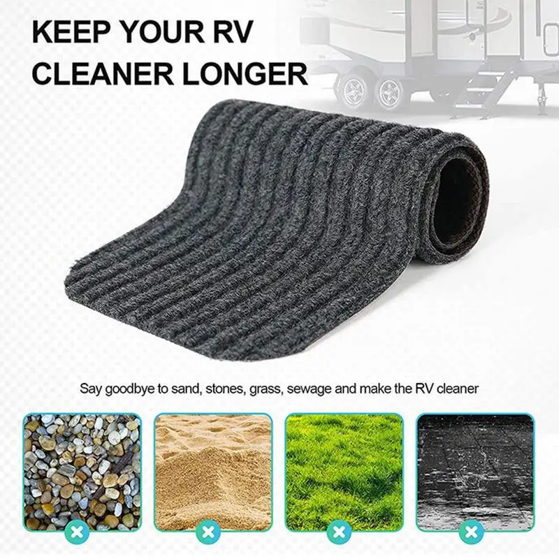 Non slip Waterproof Floor Mat RV Step Carpet 4pcs Rug RV Step Cover