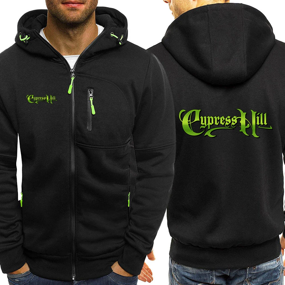 Men's Comfortable Drawstring Cardigan Zipper Long Sleeve Hoodie
