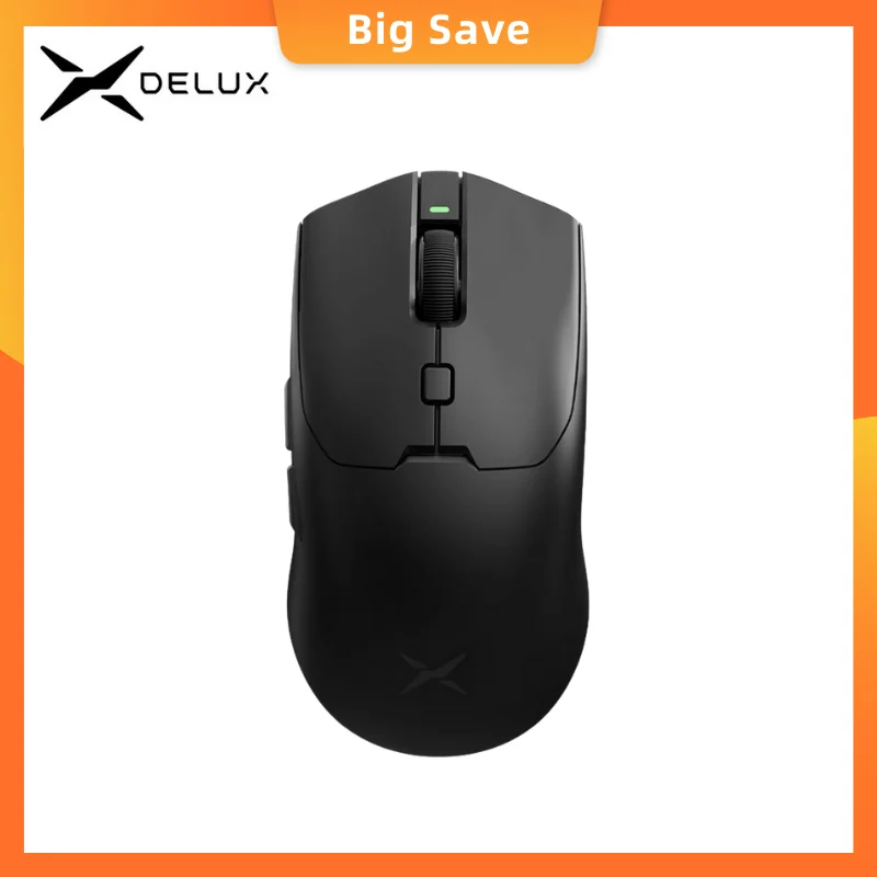 Gaming Mouse Delux M700 Ultra 8K Wireless Gaming Mouse PAW3950 30000DPI 59g Lightweight 8K Polling Rate TTC Gold Encoder for PC Laptop Gamer