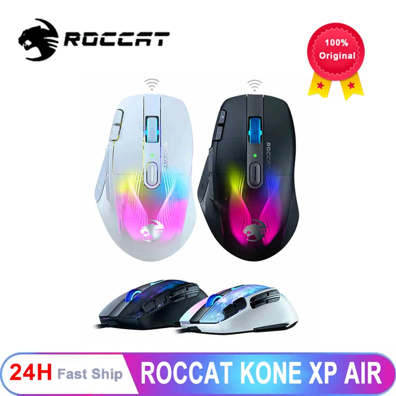 Original For ROCCAT KONE XP Air Wireless Bluetooth Gaming Mouse 