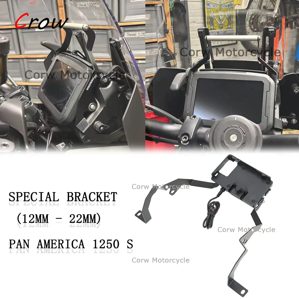 Navigation Plate Bracket Pan America Motorcycle Windshield Stand