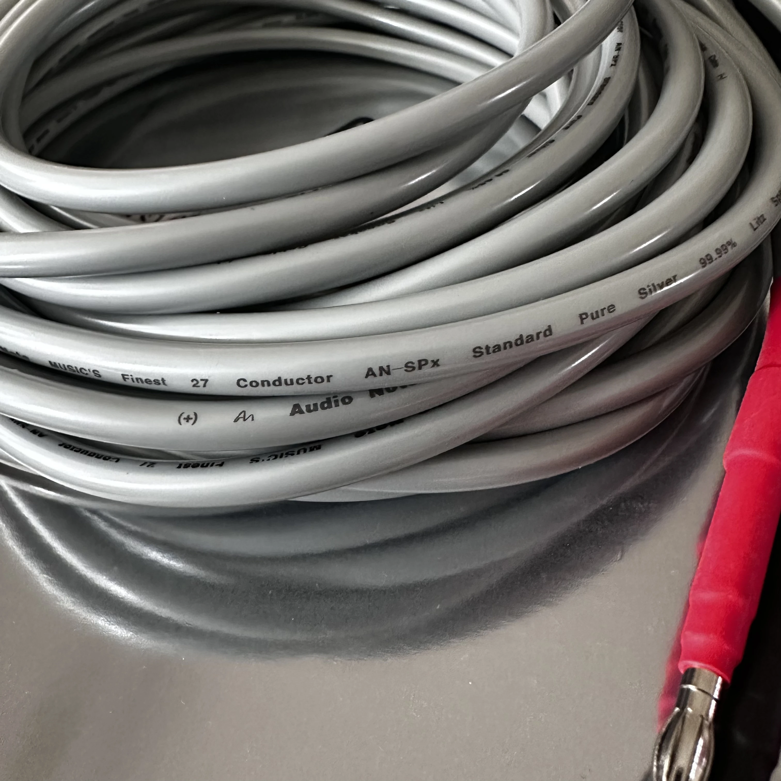 Cable de altavoz HiFi 4 A 4, conector de Audio Note AN-SPXII U Spade a  Banana, con caja - AliExpress