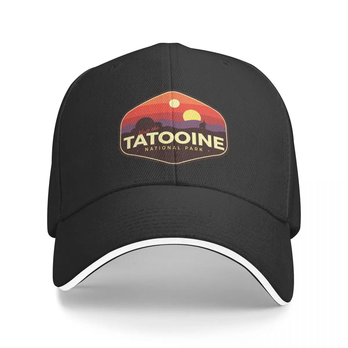

National Park Art Tatooine Washed Men's Baseball Cap Windproof Trucker Snapback Caps Dad Hat Golf Hats