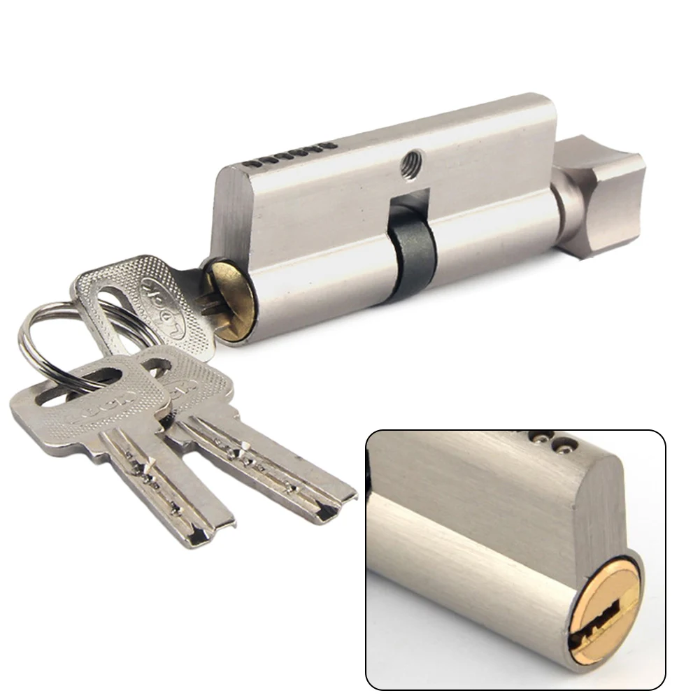 70 Lock Cylinder for Indoor Bedroom Doors And Anti-theft Entrance Zinc Alloy Aluminum Alloy Brass Door Lock