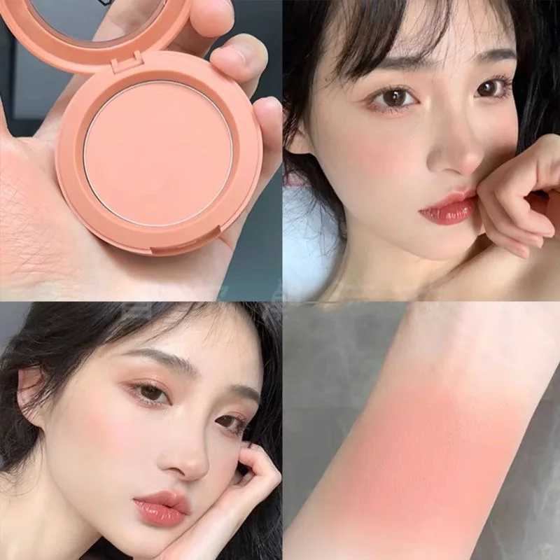 HerorangeHR402 Water-Resistant Long-Lasting Soft Matte Natural Peach Orange Blush Powder